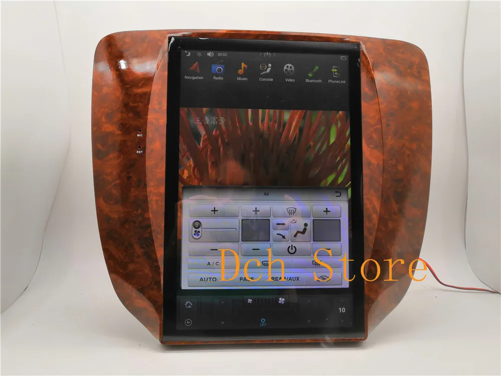 12.1 inch android 11 car dvd player gps navigation for GMC Yukon Chevrolet Tahoe silverado 2007-2012 tesla screen stereo 8G 128G