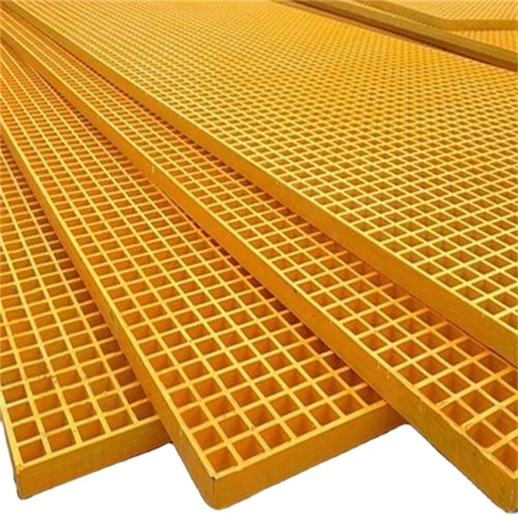 New Design Hole Size Customized Fiberglass Grating Reinforced Plastic FRP Grating for Walkway Tree Pool