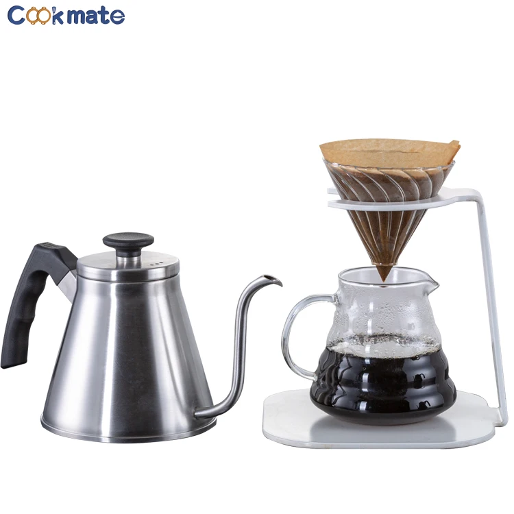 Кофеварка V60 с таймером подарочный набор аксессуаров кухонные весы наполнитель чайника бумажный фильтр для