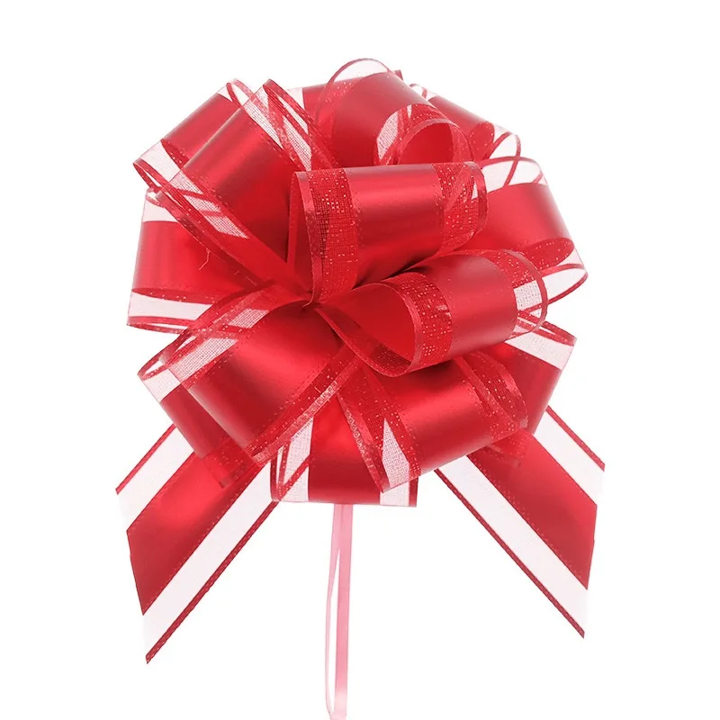 6 Inch Large Christmas Ribbon Bows Pull Bow For Gift Wrapping Christmas Trees Gift Baskets Gift Boxes Decorate Weddings