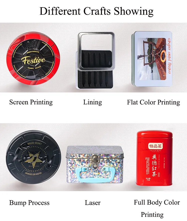 Custom Food Grade Tin Box Gift Biscuit Empty Round Cake Tin Metal Packaging Recyclable Gift Christmas Cookie Tin