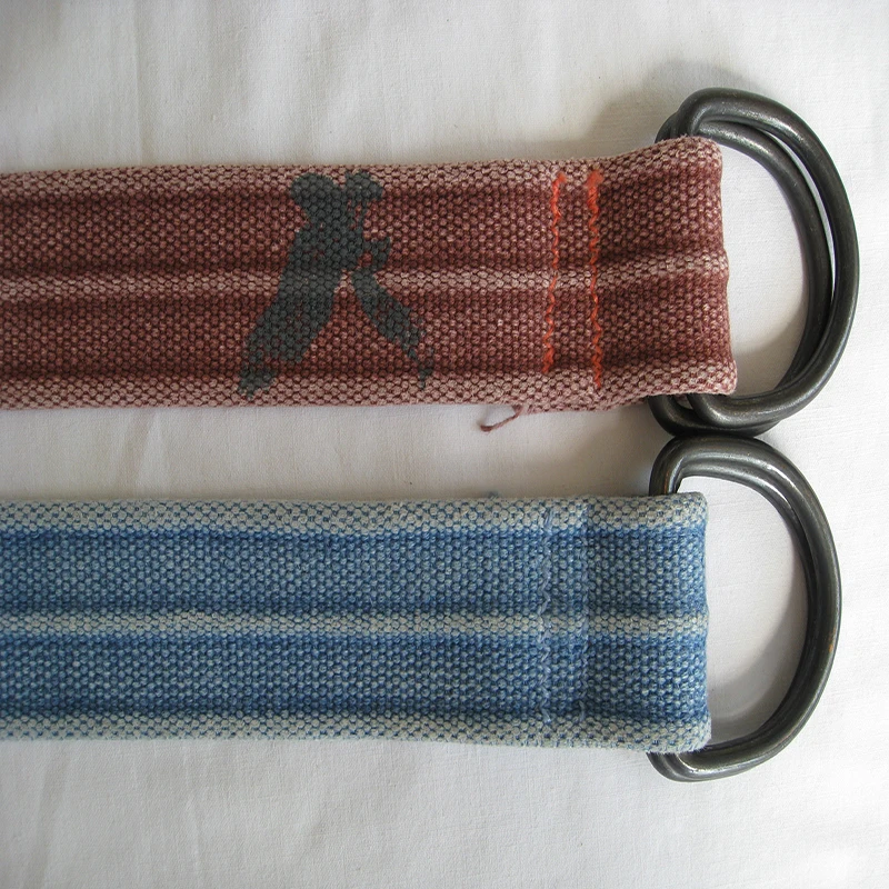 38MM pure cotton environmental protection men and women D-ring belt
