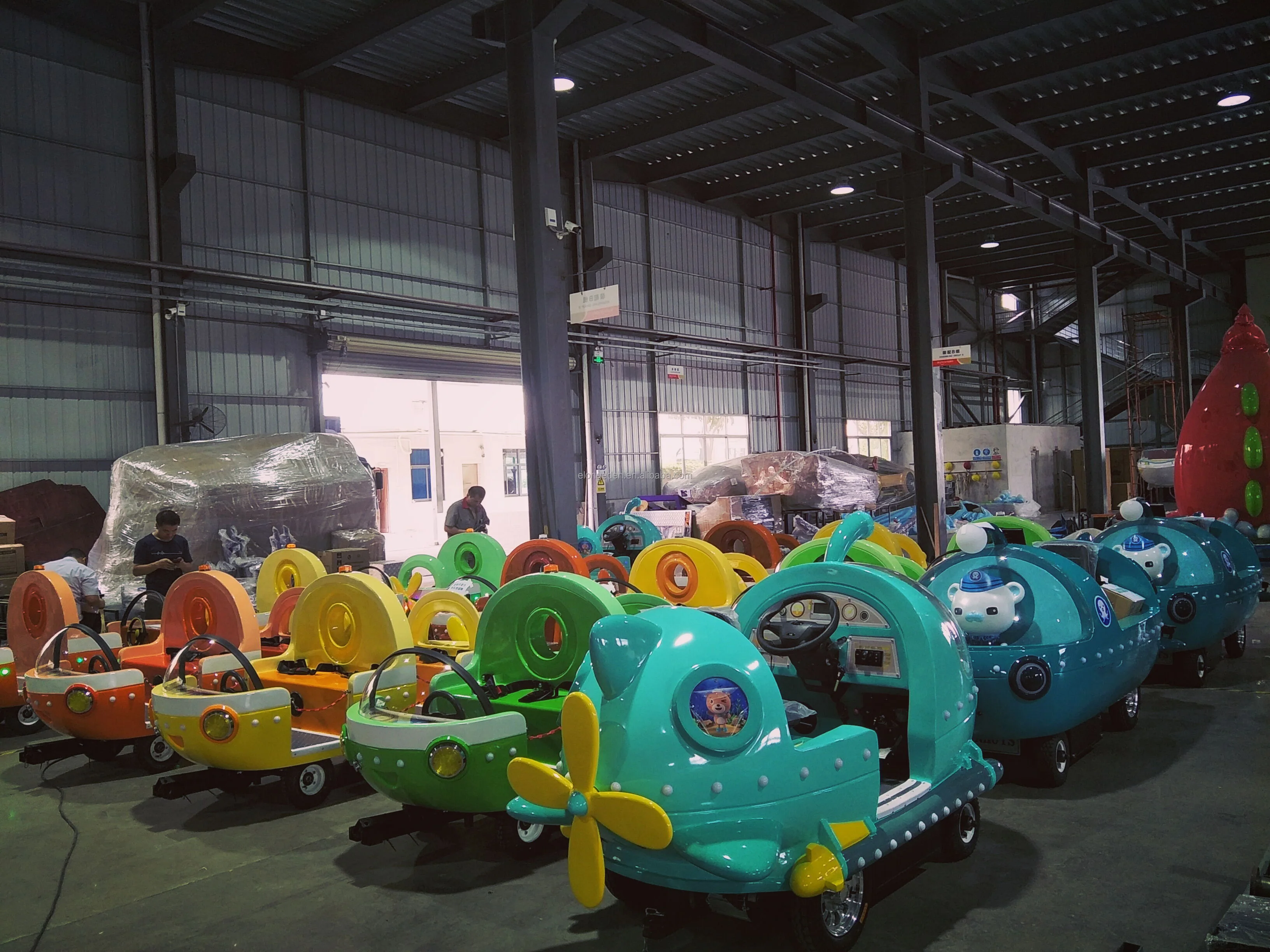 Ocean theme amusement park children Electric trains kiddie electric mini train for sale