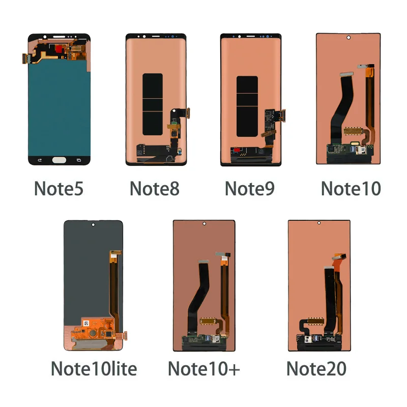 ЖК-экран для мобильного телефона samsung note 8 10 оригинальный ЖК-дисплей оптовая
