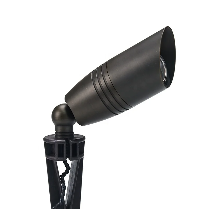 USA Warehouse LT2505 LED Low Voltage Landscape Lighting Brass Garden Up Lights  Outdoor Spotlight