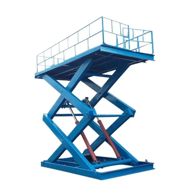 Customized 3ton 5ton Stationary Scissor Lift Hydraulic Freight Elevator Lifting Platform On Sale