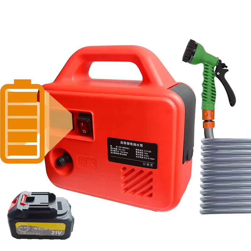 Solar lithium battery electric agricultural water pump garden irrigation automatic sprinkler pump rechargeable diaphragm pumps