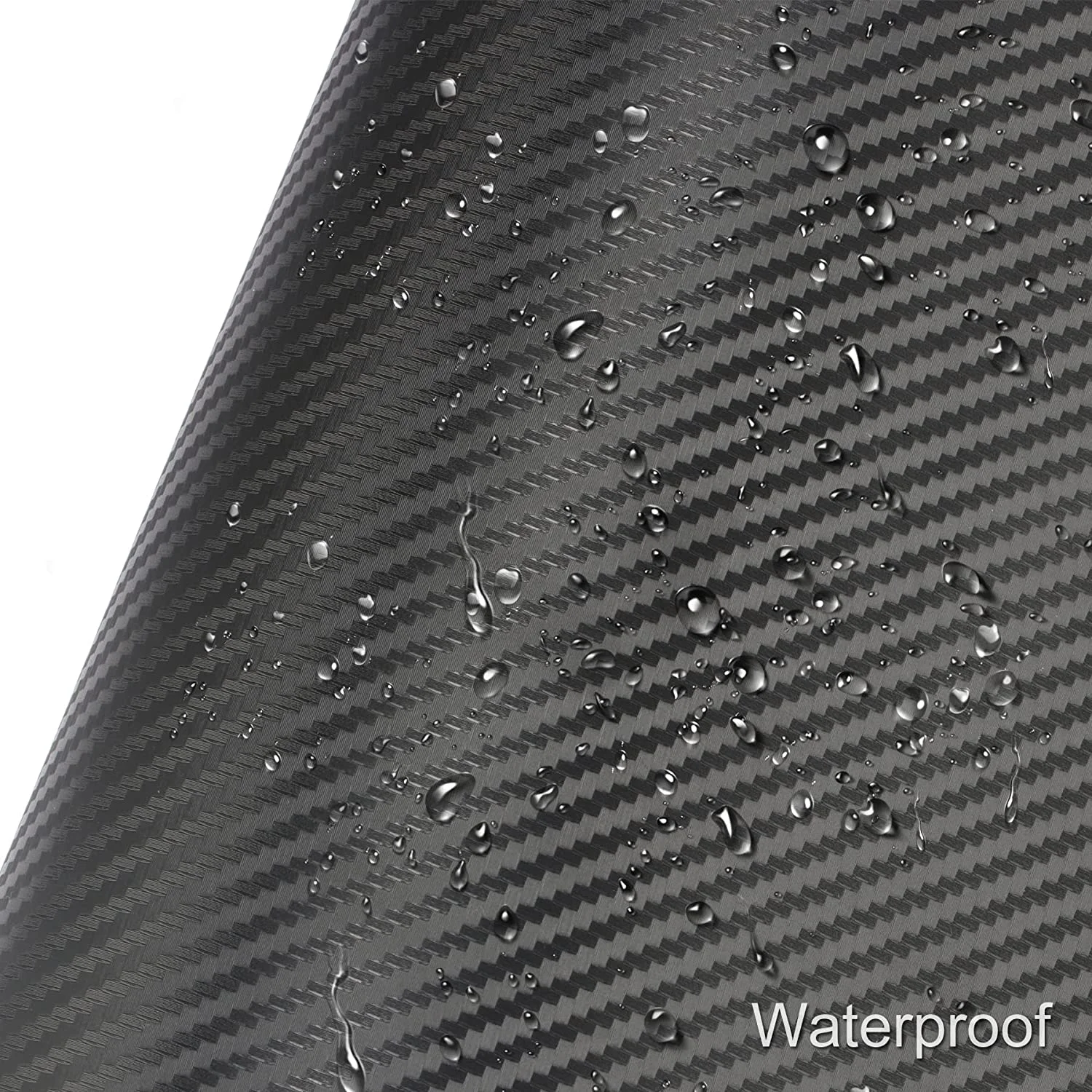 Car Wrap Vinyl Bubble Free Adhesive Black 3D 4D 5D Carbon Fiber Vehiclel Car Cover Wrapping Vinyl Film
