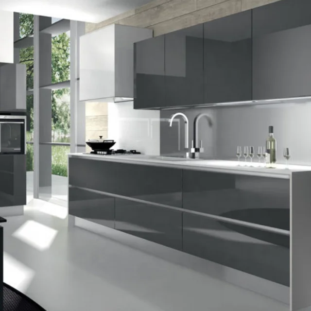 
Stainless Steel modern household/commercial kitchen cabinet YK-98117 