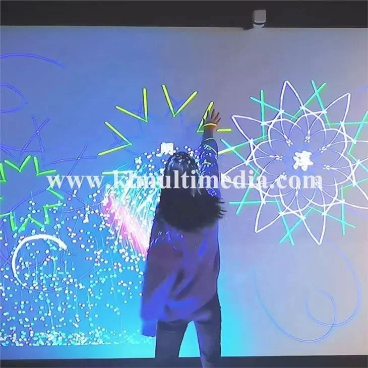 Digital Art Museum Exhibition 3D Immersive Mapping Projector Wall Kinetic Interactive Projection Game For Kids Hologram Exhibit