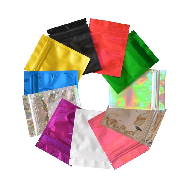 
Clear and Matte Color / Full Glossy Colorful Foil Zip lock Bags Food Pouch Mylar Aluminum Foil Bags,Tea Pouches,Food Storge Bag 