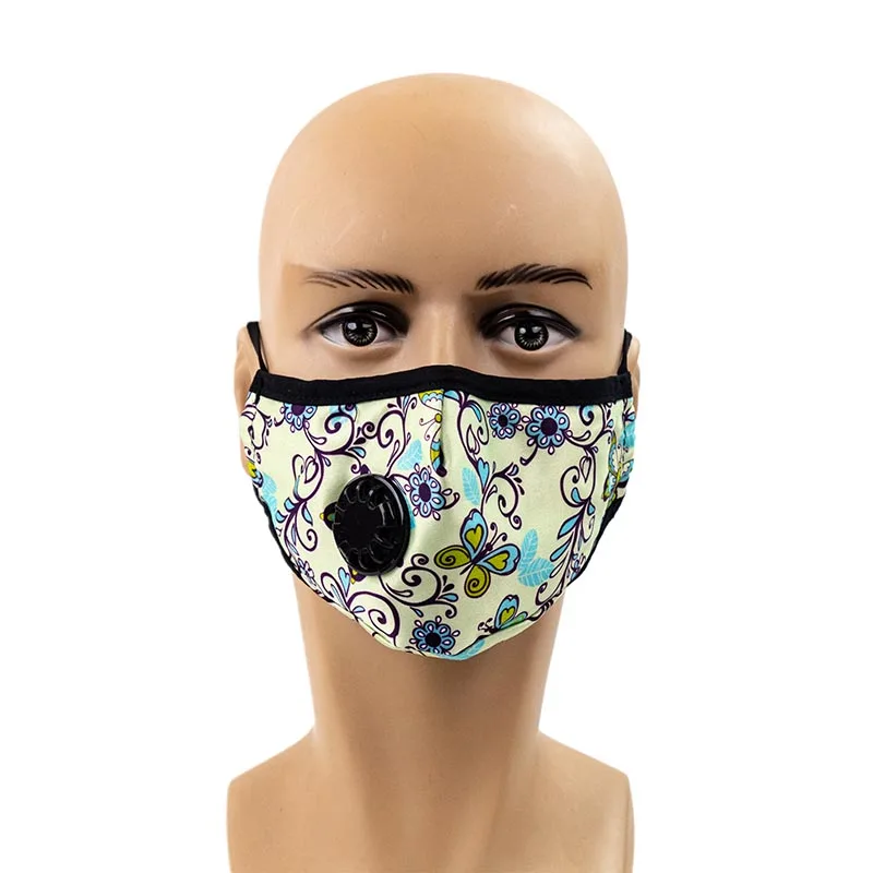 cotton winter reusable washable face mask PM 2.5 dust mask anti dust cotton mask