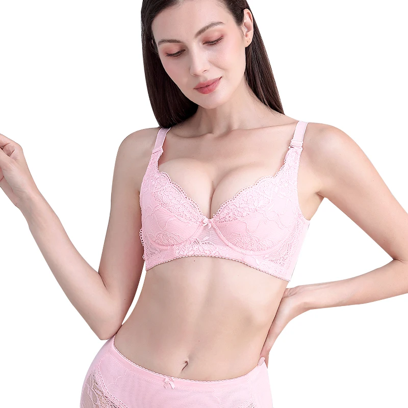Женский кружевной бюстгальтер-Бралетт с цветочной вышивкой, нижнее белье большого размера с мягкими стальными кружевными кольцами, Полноразмерная модель D, 2021