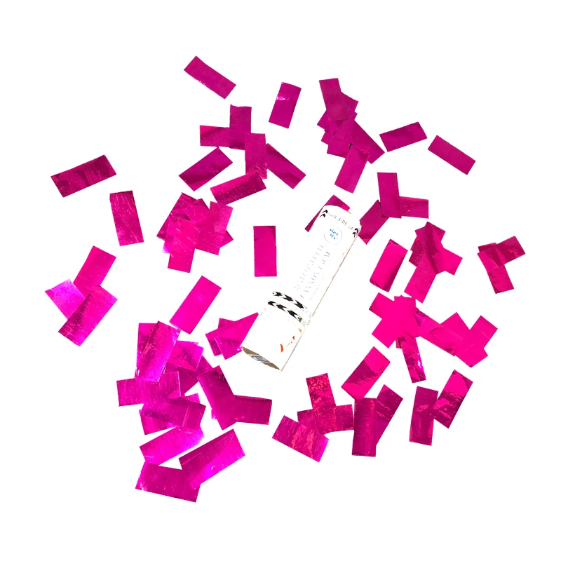 Celebrations red hearts golden silver purple metallic Confetti Spring confetti cannon Provide