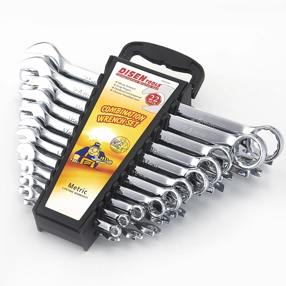 
Cheap carbon steel combination wrench spanner set 