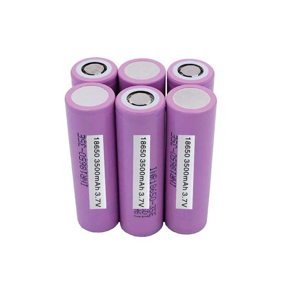 Wholesale lithium ion rechargeable battery big capacity 3500mah INR 18650 35E