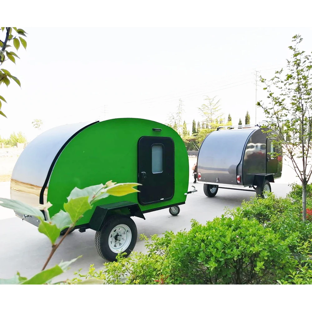 factory custom off road mini caravan lightweight camper teardrop trailer