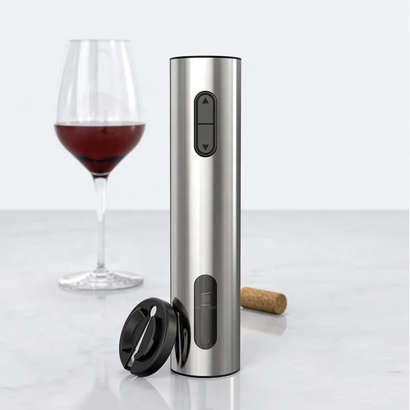 Amazon hot selling 4 in 1 electric wine opener gift set wine decanter set for  wine opening, pouring and preserving