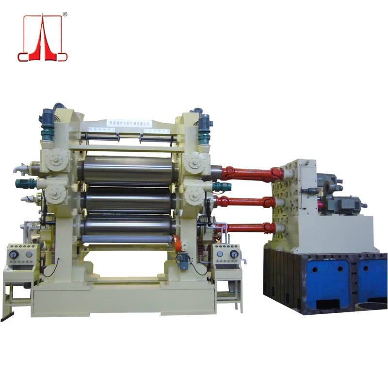 XY-4L860x2500 Rubber four-roll calender for sole material Calender rubber making machine