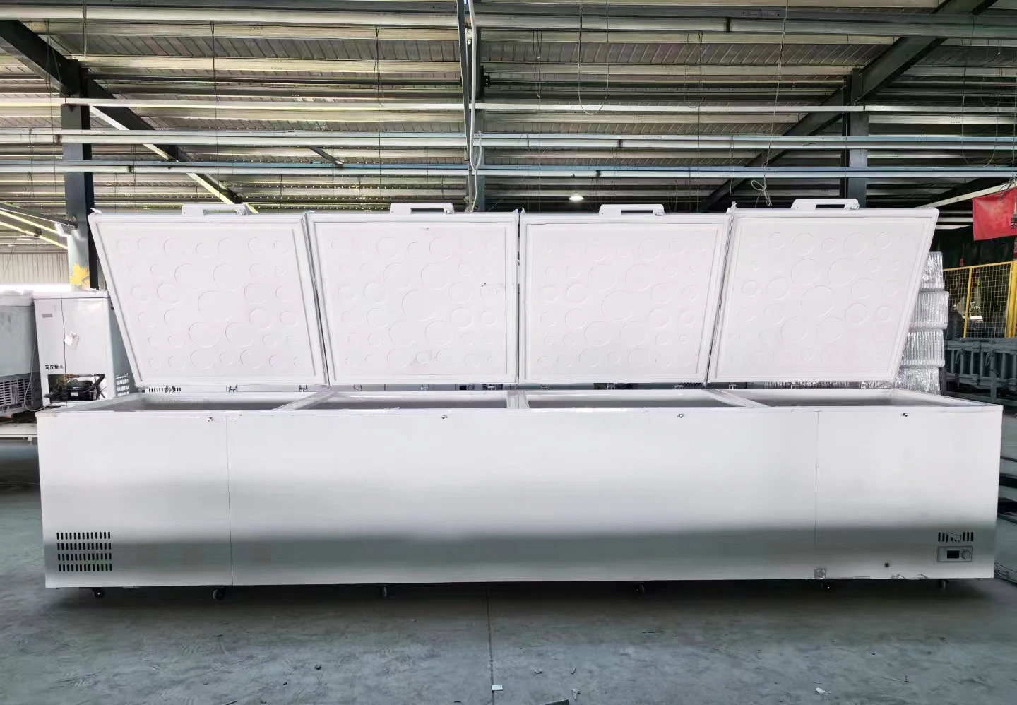 Hot Sale Freezer Cold Store 4 Door 2190 Liter 1658 Liters Big Large Commercial Ice Deep Fridge Freezer