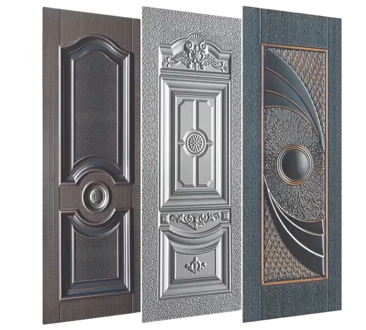 ABYAT Steel Door Skin Steel Panel Exterior Sheet Metal Stamping Punching Riveting Parts Electronic Hotel Door Plate