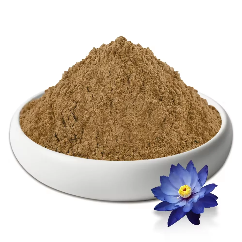 Wholesale Bulk Blue Lotus Flower Extract 100:1 200:1 Powder Nymphaea Caerulea Extract