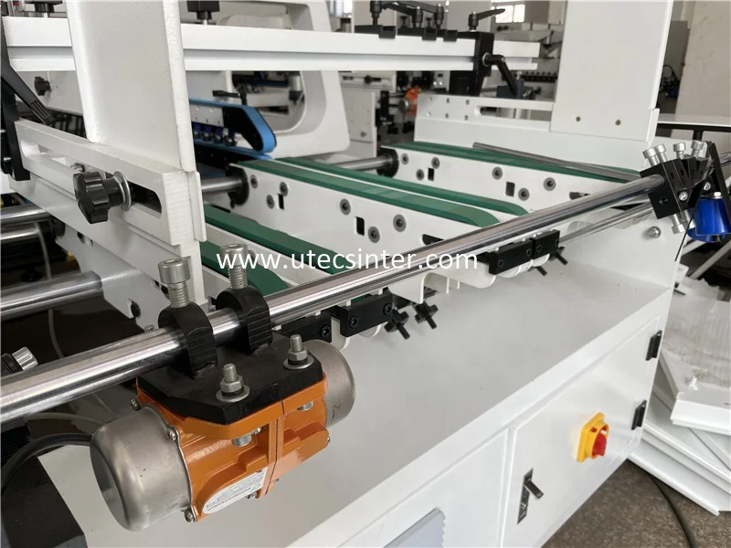 GDFG900 high speed carton paperboard silk stocking candy box folding gluing machine, Automatic Crash Lock Bottom Folder Gluer