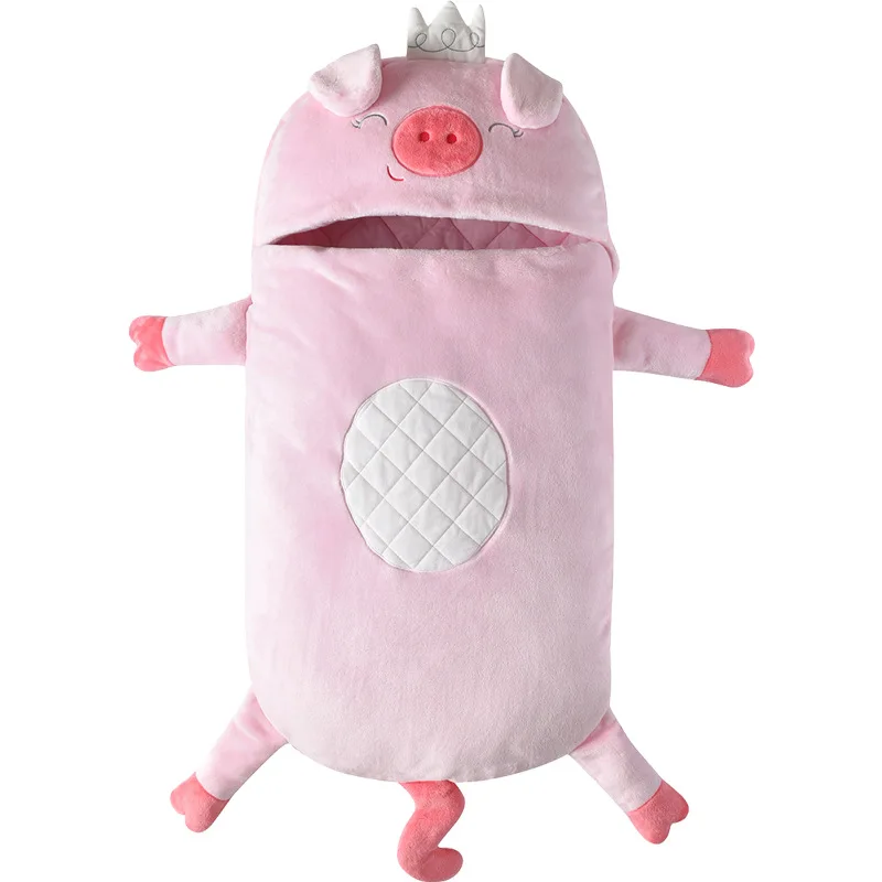2022 Animal Design Breathable Bedding Use Thick Warm Baby Sleeping Sack Newborn Infant Bag Swaddle