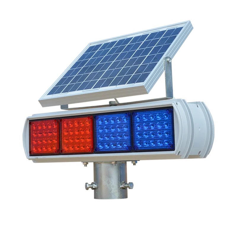 LED Double Side Signal Blinker Lights Manufacturers Traffic Solar Warning Light