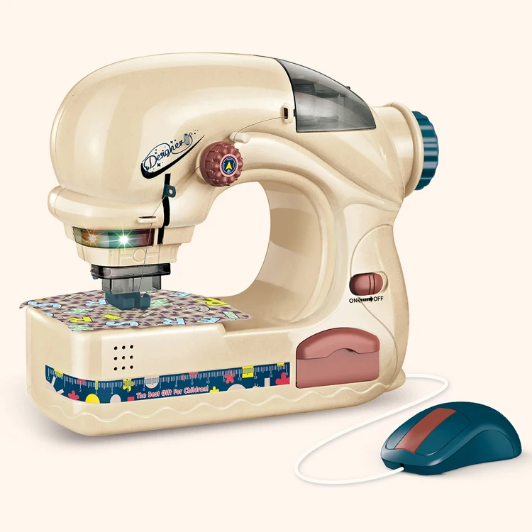 2020 Hot sale new high quality light B/O sewing machine toys appliance pretend play house
