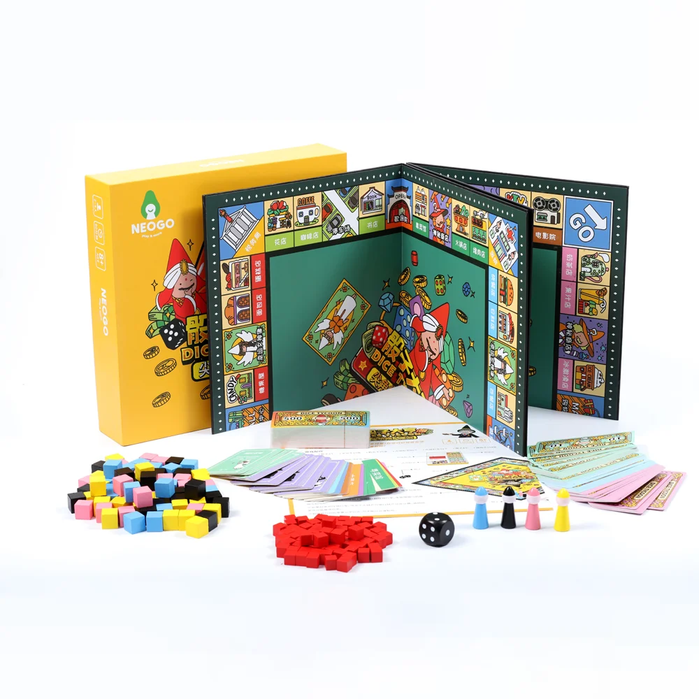 Bokesi Free Sample Hot Popular new board games cardboard board games for children