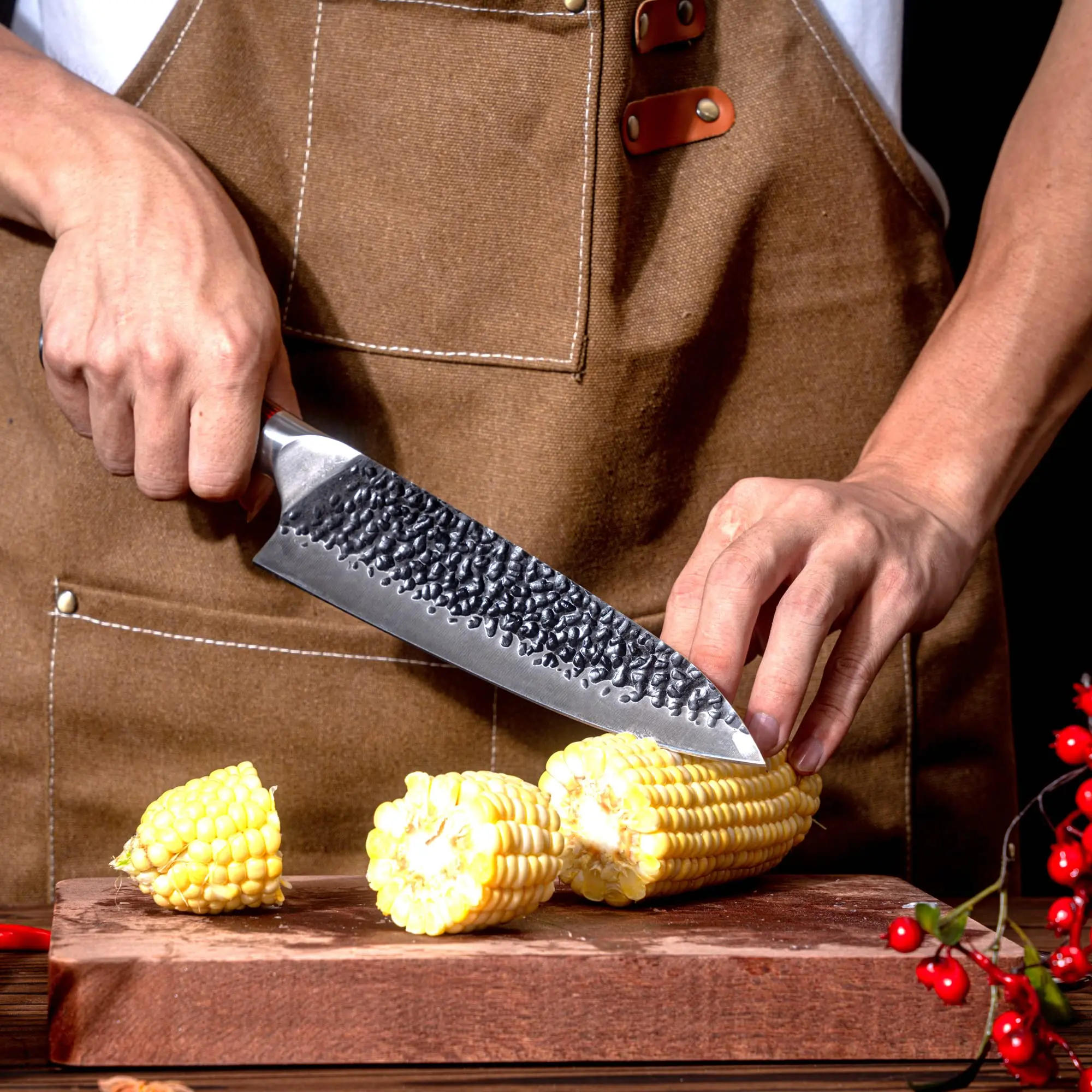 Hot Sale High Carbon Steel Ergonomic Handle 8 inch Kitchen Durable Sharp Japanese Chef Knife