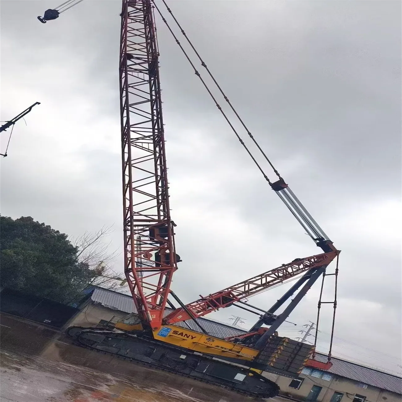 New Arrival Colorful Ce 3t 5t Small Spider Crane Mini Crawler Crane  Sany Heavy Industry Scc6500 Crawler Crane