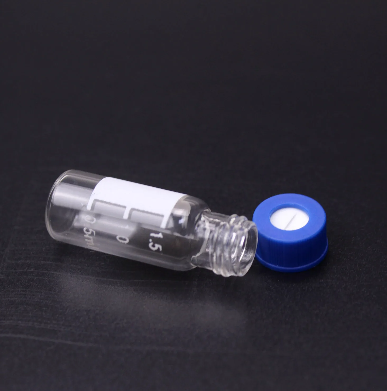 9mm screw caps Blue closed bonded Caps PTFE /Silicone for 9-425 2ml sample vial