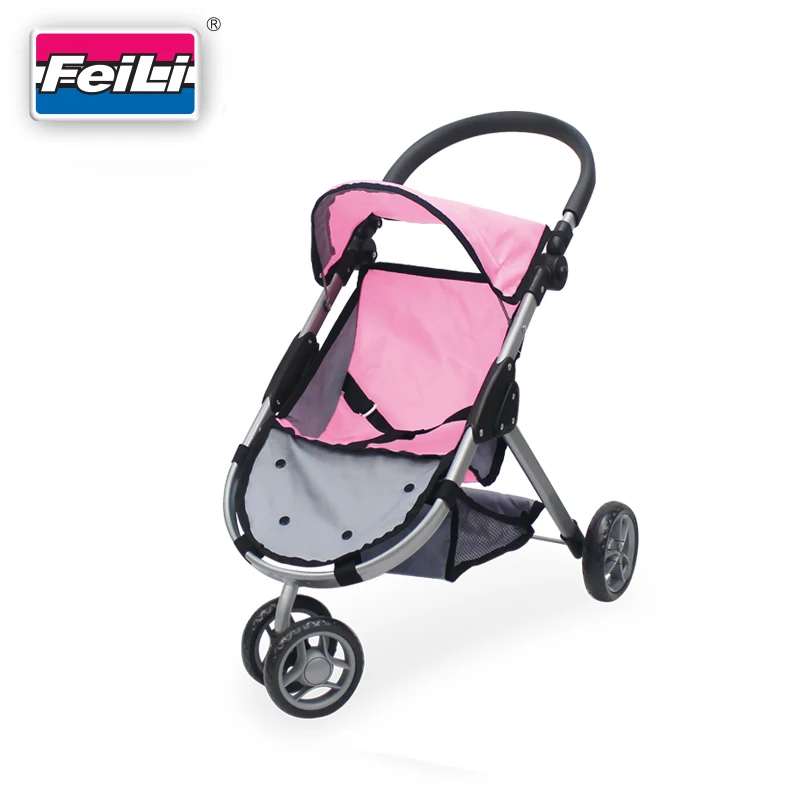 Fei Li stroller new arrivals 19mm baby toys  stroller for little girl playing with adjustable handle baby doll carriage