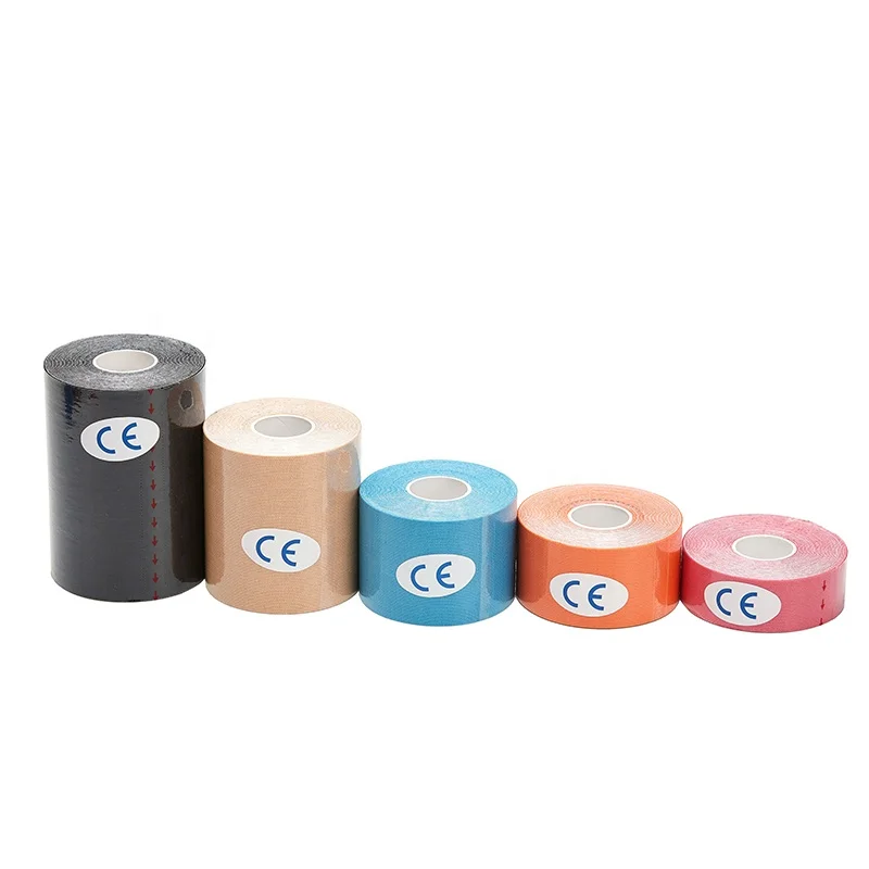  Wholesale Factory Price 5cm*5m Waterproof Sports Muscle KT Tape Kinesiology with Custom
