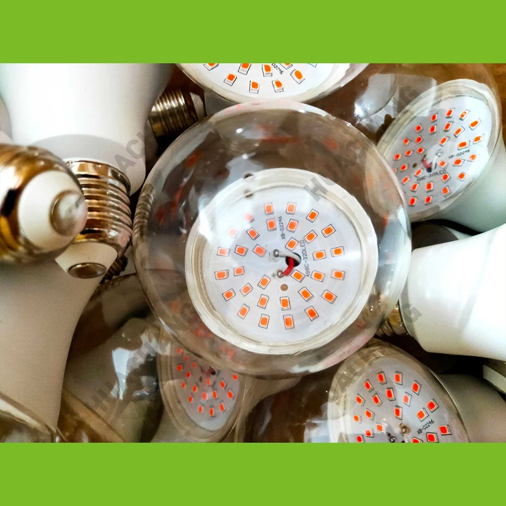 Tomato growth lamp 12W 15W LED bulb Full spectrum - pink light Promote plant growth Improve the survival rate of seedlings