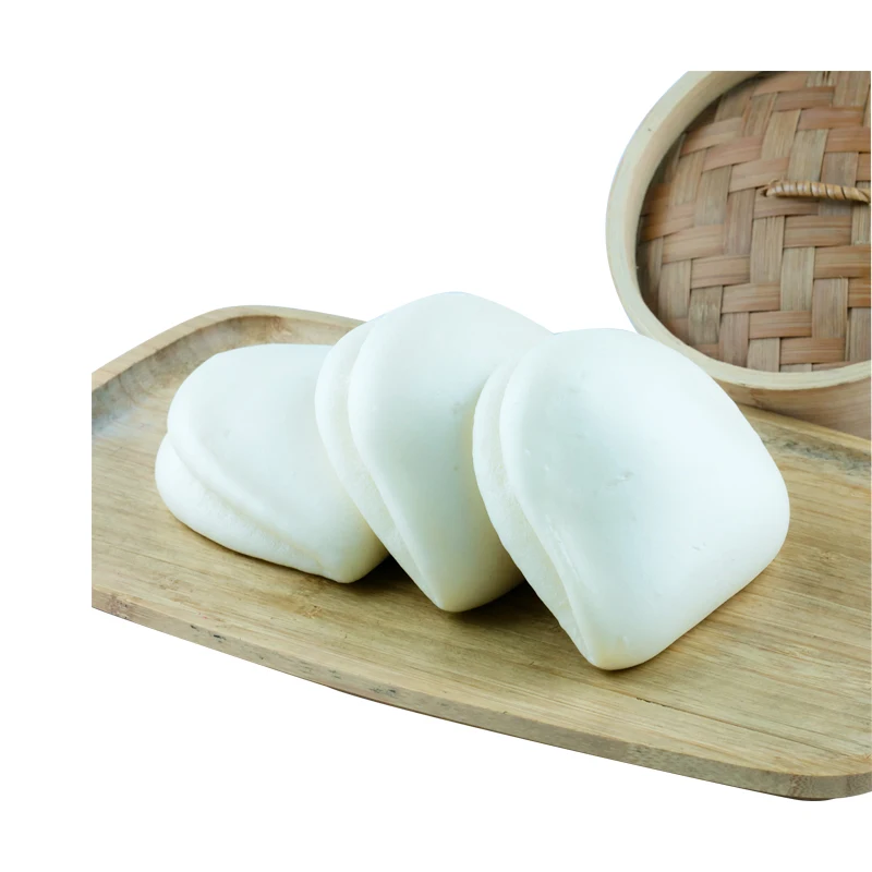 High Quality Wholesale Frozen Steamed Bun Gua Bao Chinese Pork Belly Bao Buns