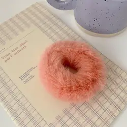 Eico Autumn And Winter Colorful Plush Hair Loop New Hair Rope South Korea Simple Headwear