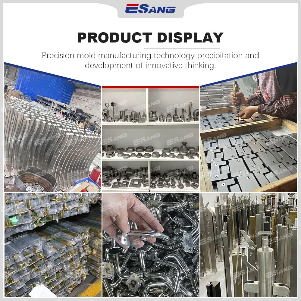 ESANG Railing Fittings Handrail Base Plate 201 304 Stainless Steel Stair Handrail Accessories For The Middle East