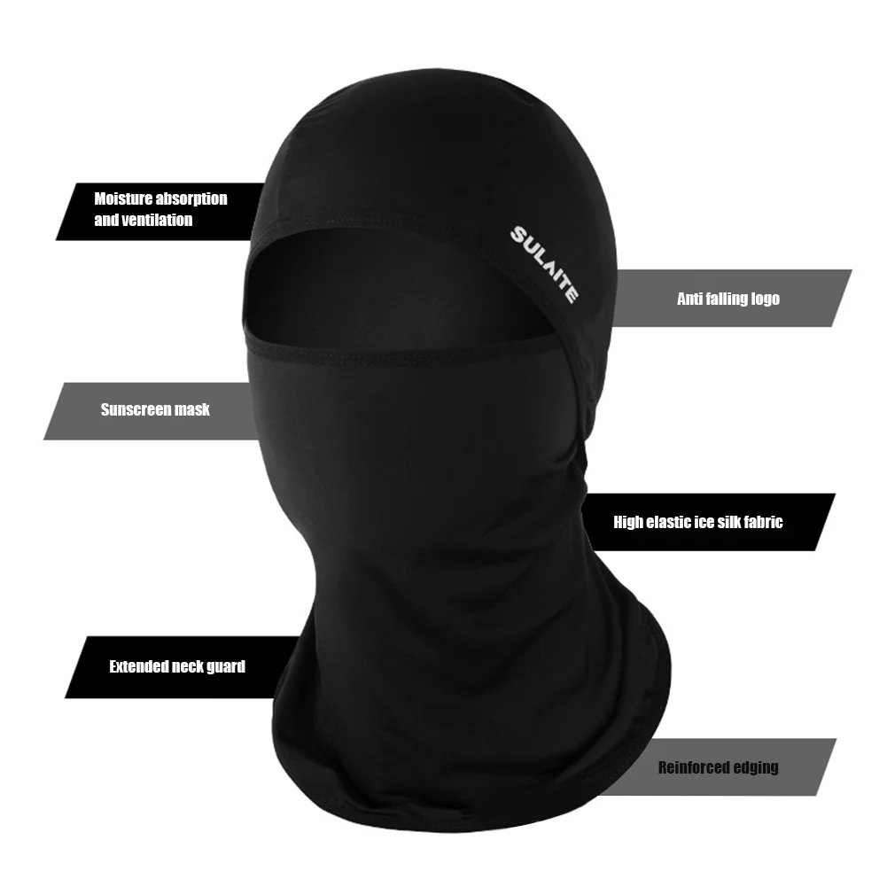 SULAITE High Quality Bike Riding Scarf Promotional Tube Custom Logo Neckwear For Ski Motorcycle Mask Windproof 3D Bandana