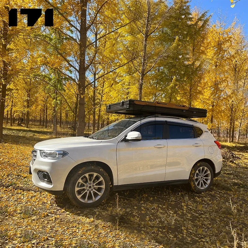 Outdoor Activities Tents Camping Outdoor Car Roof Camp Tent Roof Top Tent Hard With Storage Bags