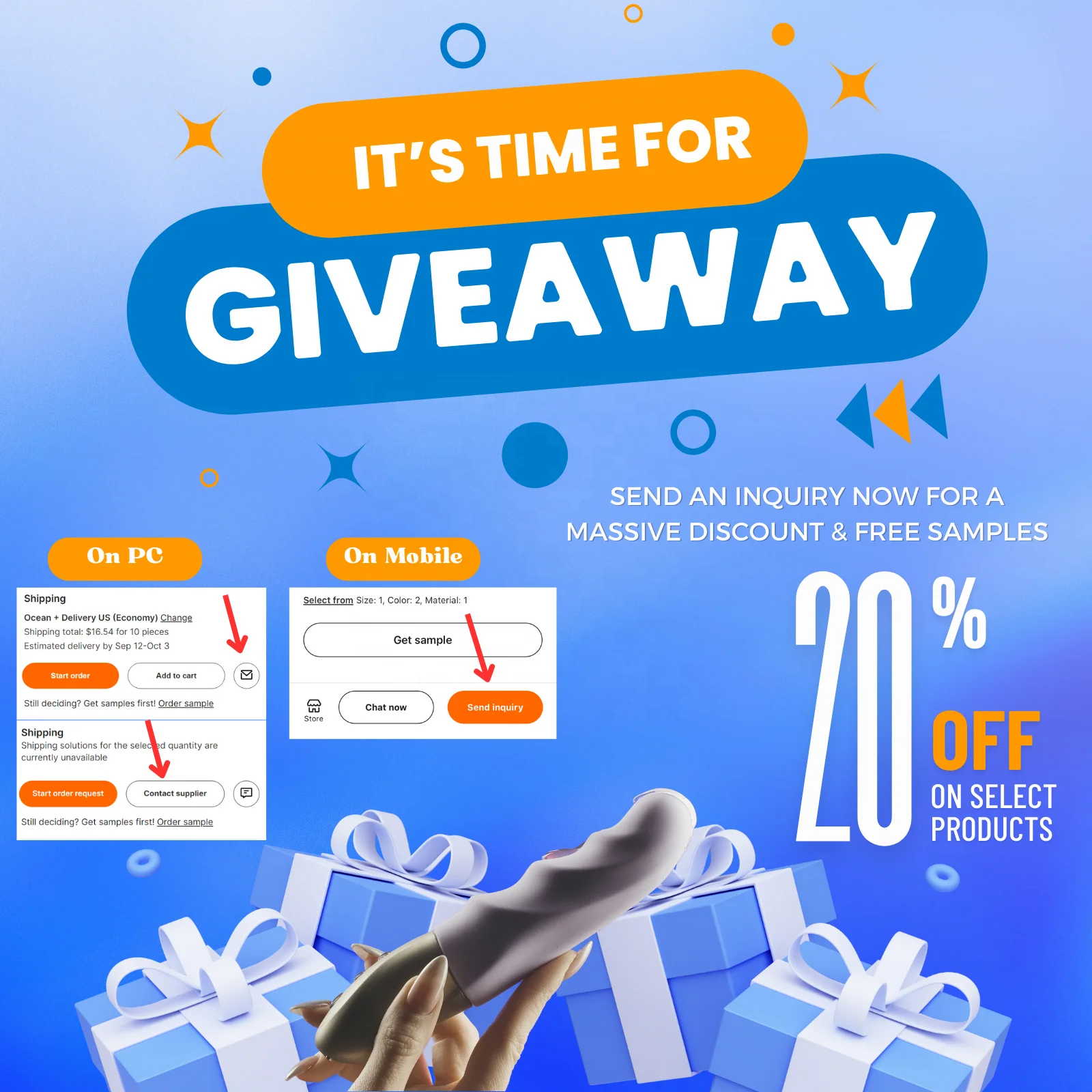 Elegant design g spot vibrator for women with 10 vibration modes dildo massager G&C stimulation sex toys for women