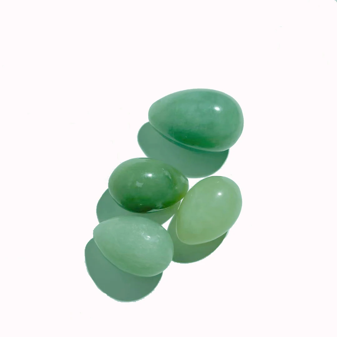 Зеленые нефритовые яйца xiuyan, 5*4, 4*3*2, сексуальные яйца Кегеля для женщин, вигин, сверлил или не просверлил, яйца yoni по конкурентоспособной цене