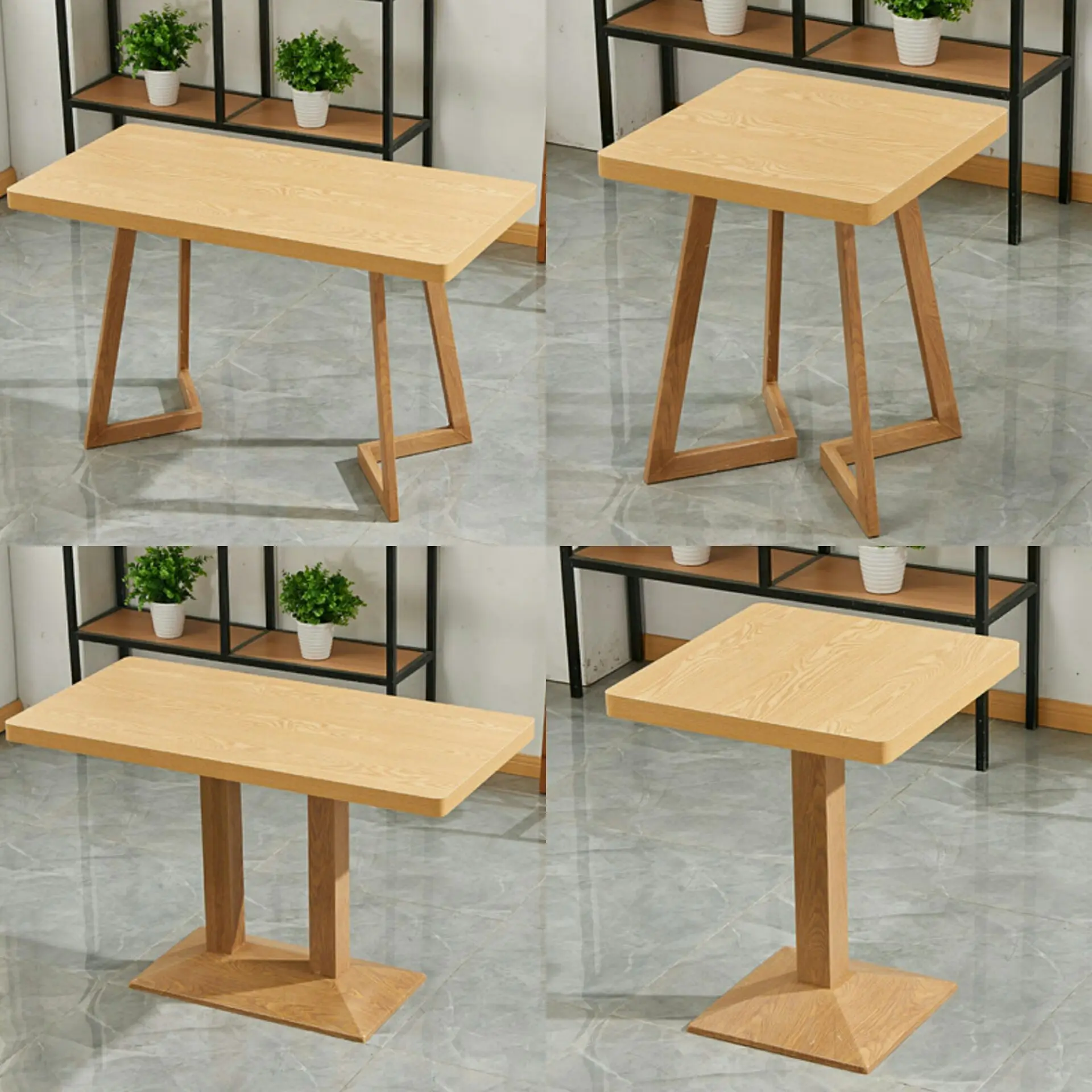 Modern Contemporary Bistro Tables Metal Restaurant Cafe Furniture for Fast Food Dining for Hotels