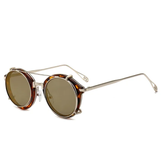 Royal Girl Sunglasses Women Arrow Leg Classic Retro Round Shades Male Vintage Brand customized