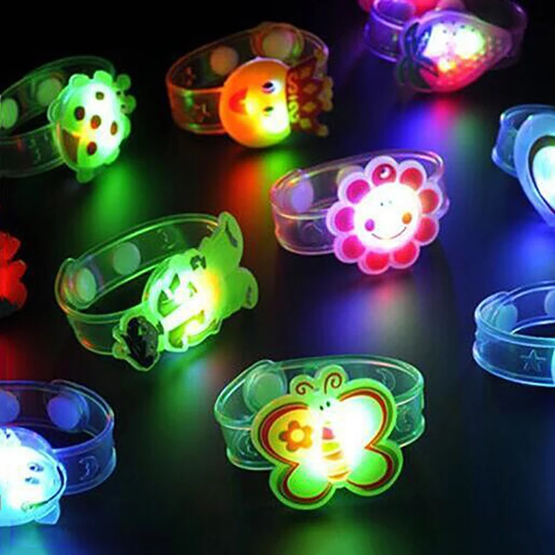 LED Cartoon Figure Light Flash Watch Child Electronic Luminous Toy Children Birthday Xmas Gift Luminous Wristwatches Dropship