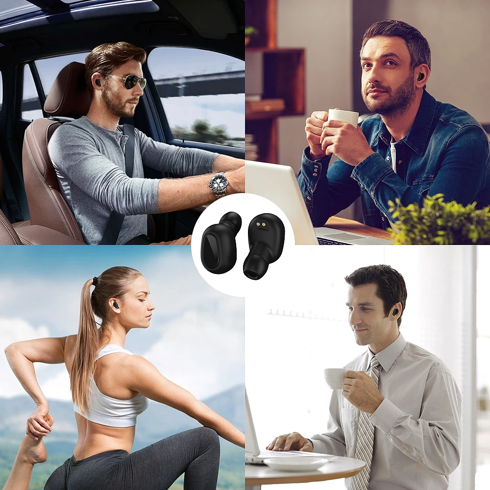 
New Blue tooth headset mobile accessories TWS wireless stereo earbuds earphone wireless headset 