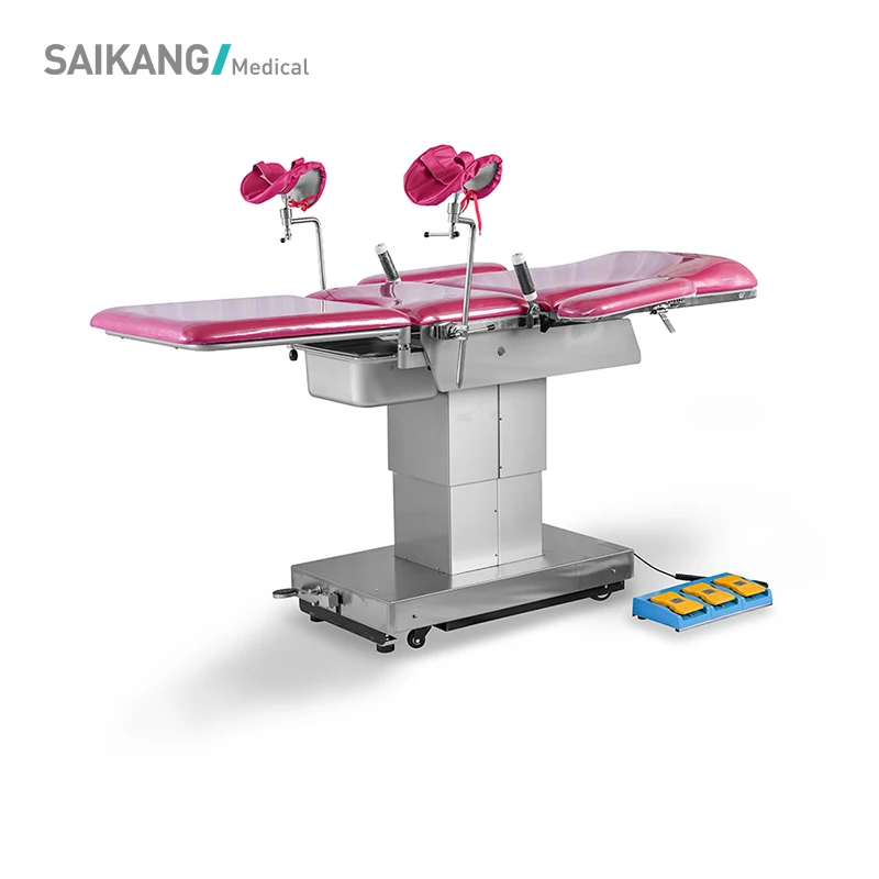 A99-1 Medical Examination Bed Adjustable Electric Hospital Obstetric Gynecology Operating Delivery Table Manufacturers