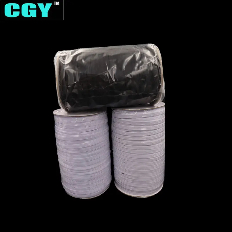 
1/4 inch 110 yard Elastic Band White Elastic String Cord Heavy Stretch High Elasticity Knit braided cord 